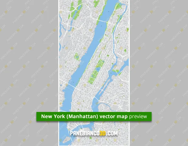 New York (Manhattan) map preview