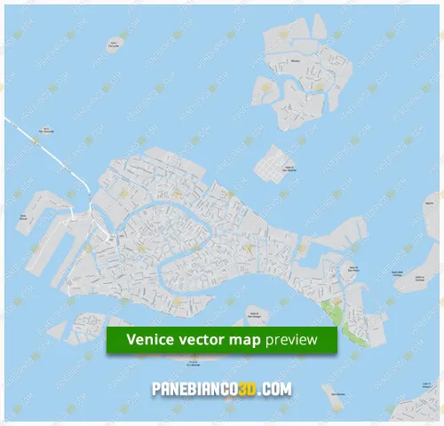 Venice vector map preview